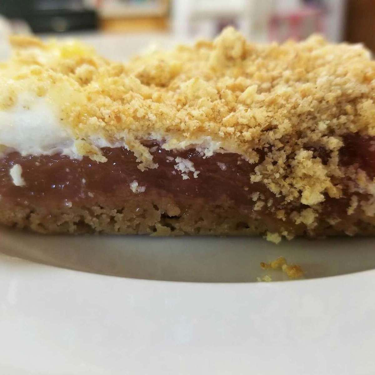 Easy Layered Rhubarb Bars Recipe