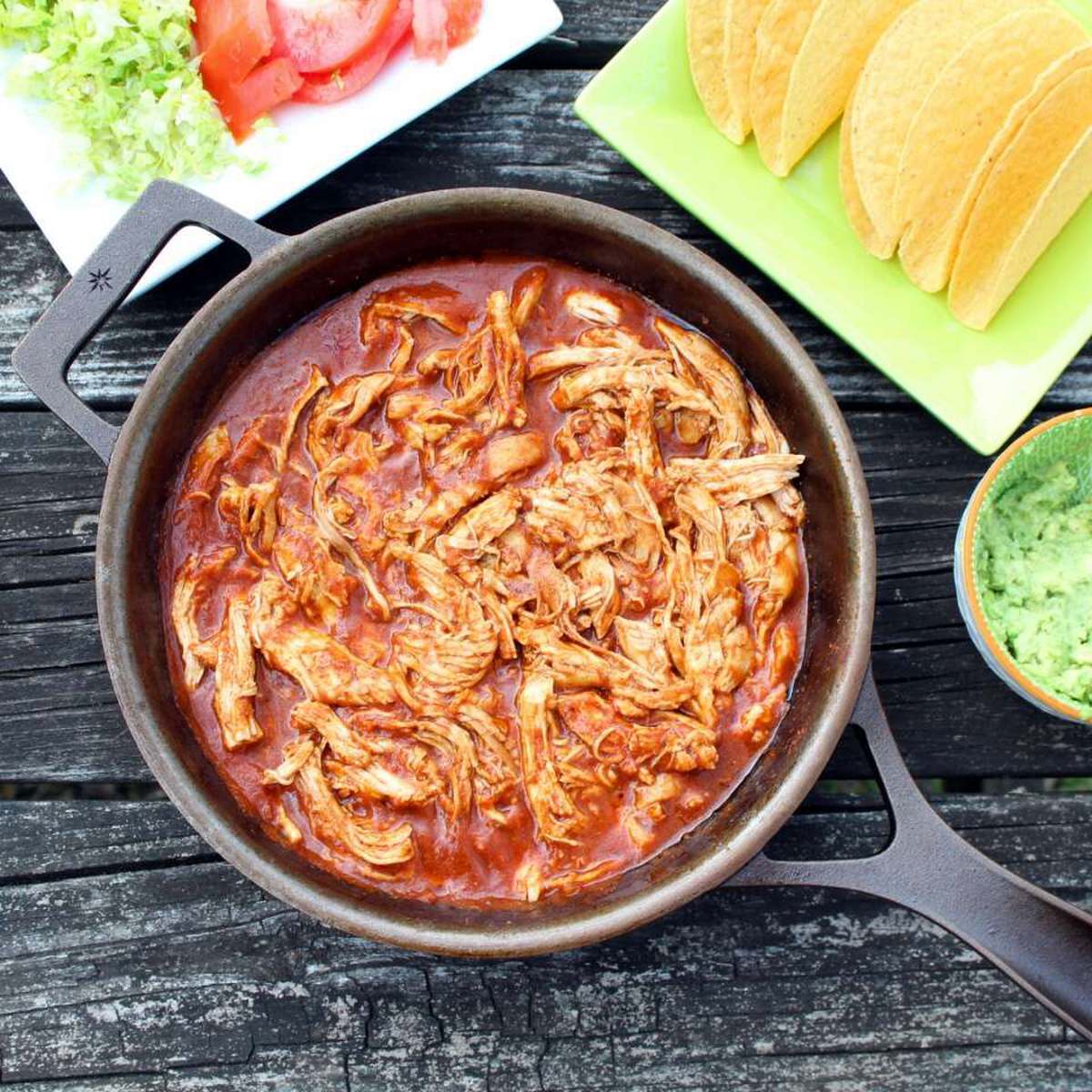 Easy Shredded Chicken Tacos Recipe