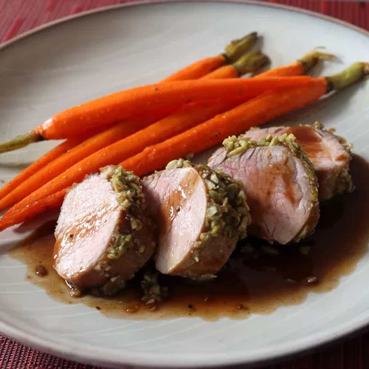 Pumpkin Seed Crusted Pork Tenderloin Recipe