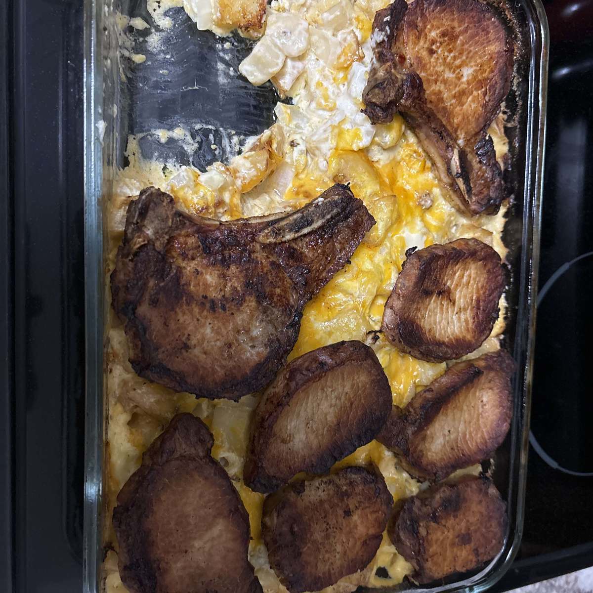 Easy Hash Brown and Pork Chop Casserole Recipe