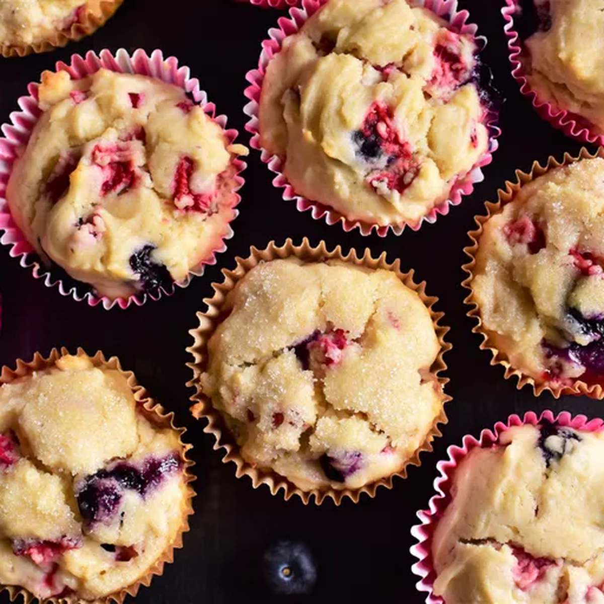 Easy Strawberry Rhubarb Muffins Recipe