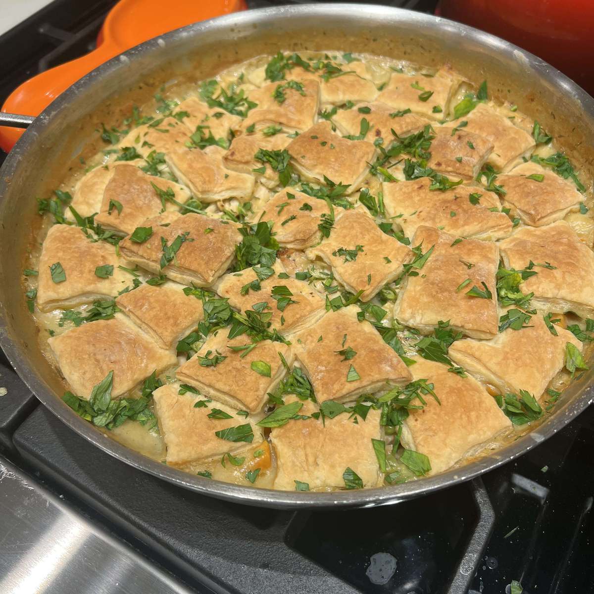 Easy Puff Pastry Chicken Pot Pie Recipe