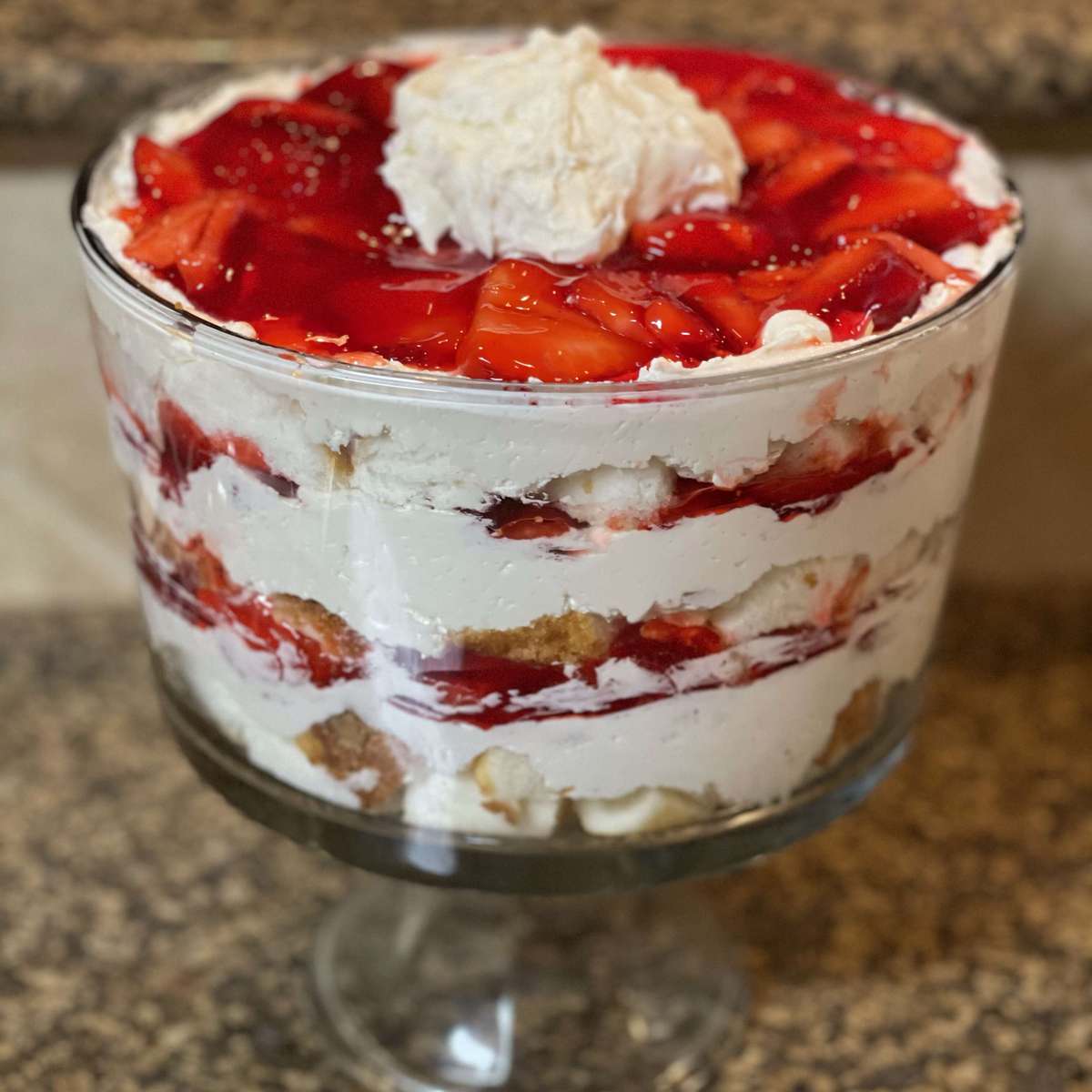 Easy Strawberry Angel Food Cake Dessert Recipe