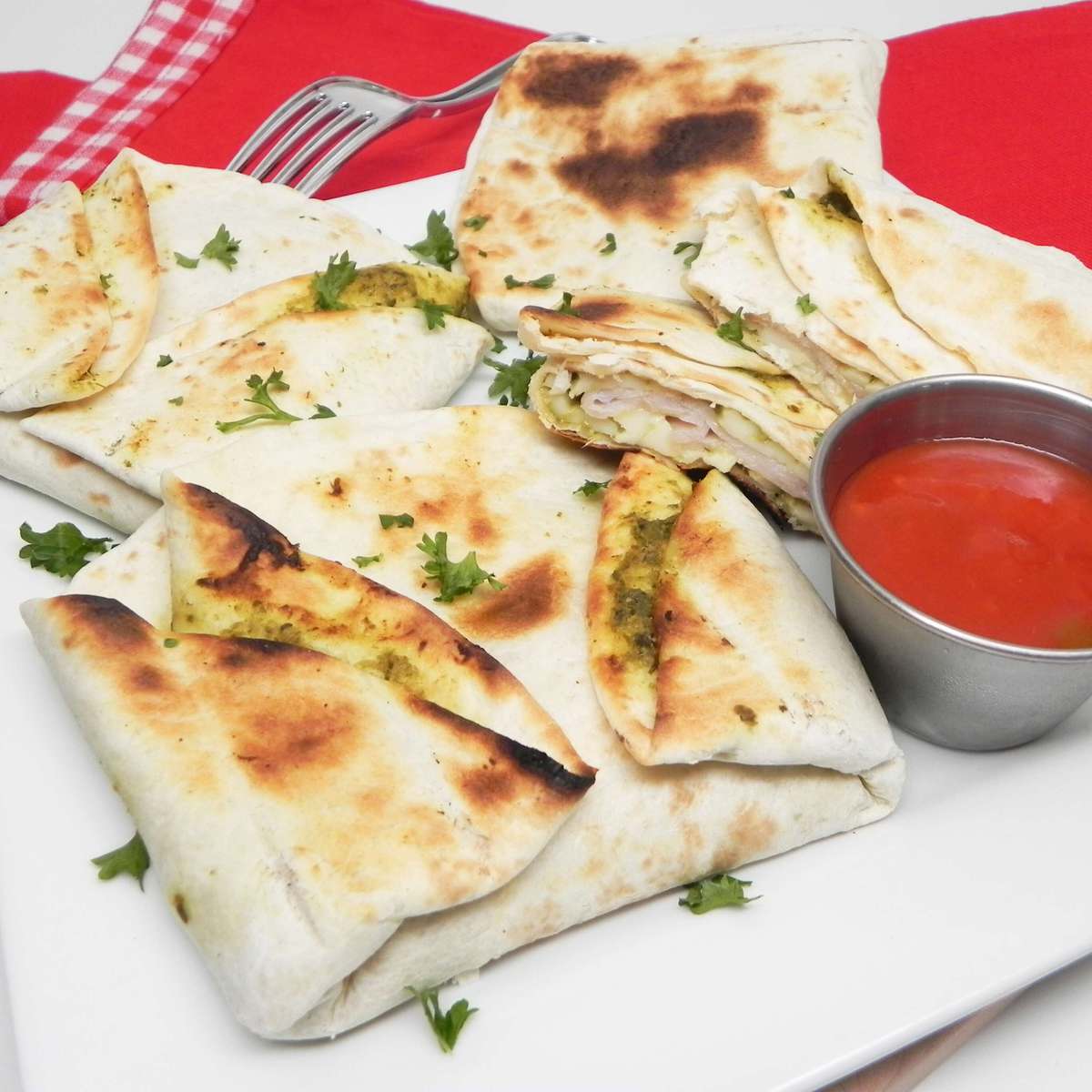 Easy Turkey Pesto Toasterdilla Recipe