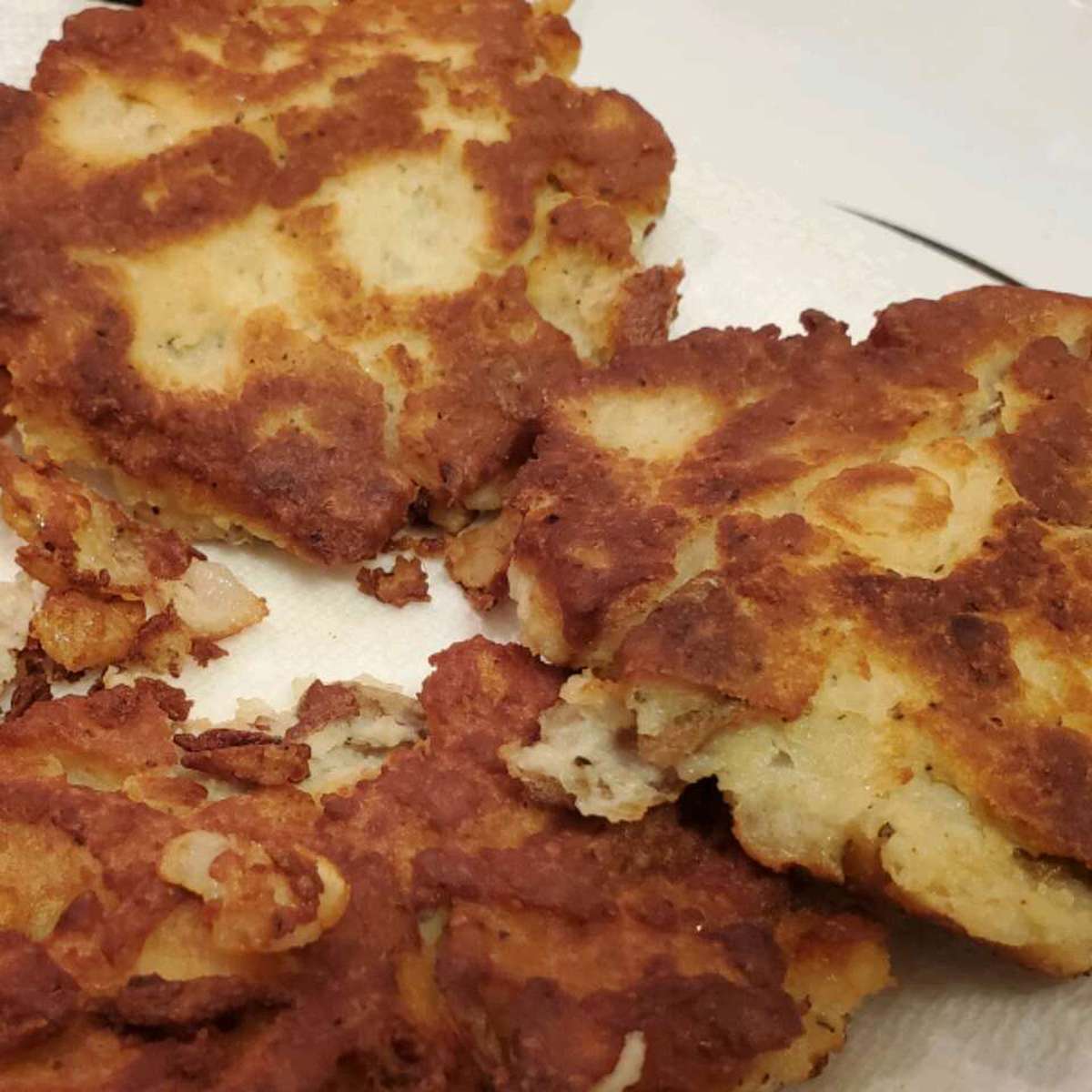 Easy Leftover Mashed Potato Pancakes Recipe