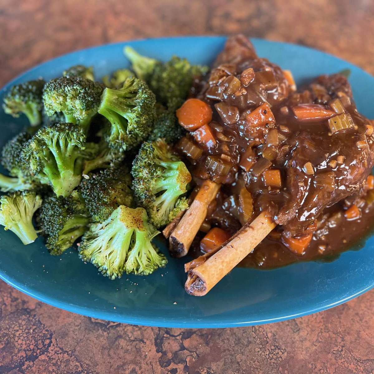 Savory Stout-Braised Lamb Shanks Recipe