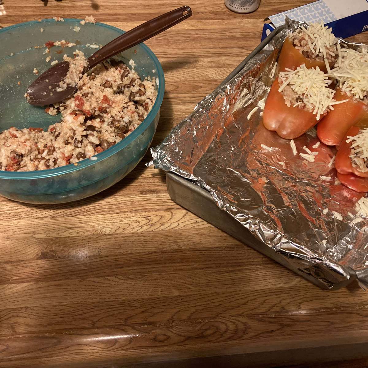 Easy Mexican Vegetarian Stuffed Peppers Recipe