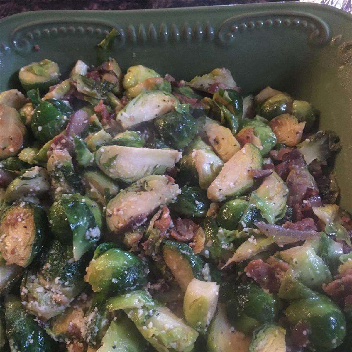 Bacon and Blue Cheese Brussels Sprouts Recipe