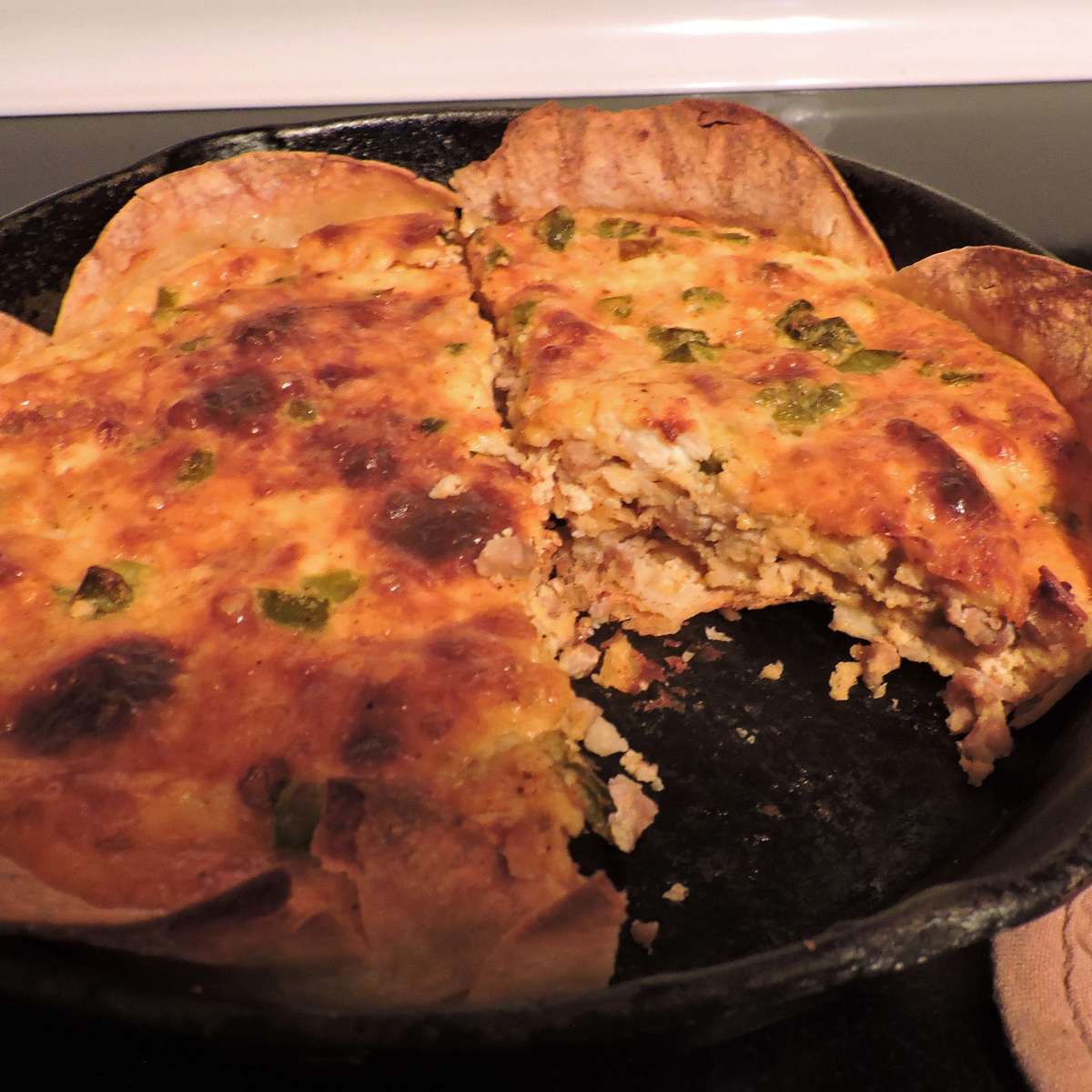 Easy Corn Tortilla Quiche Recipe