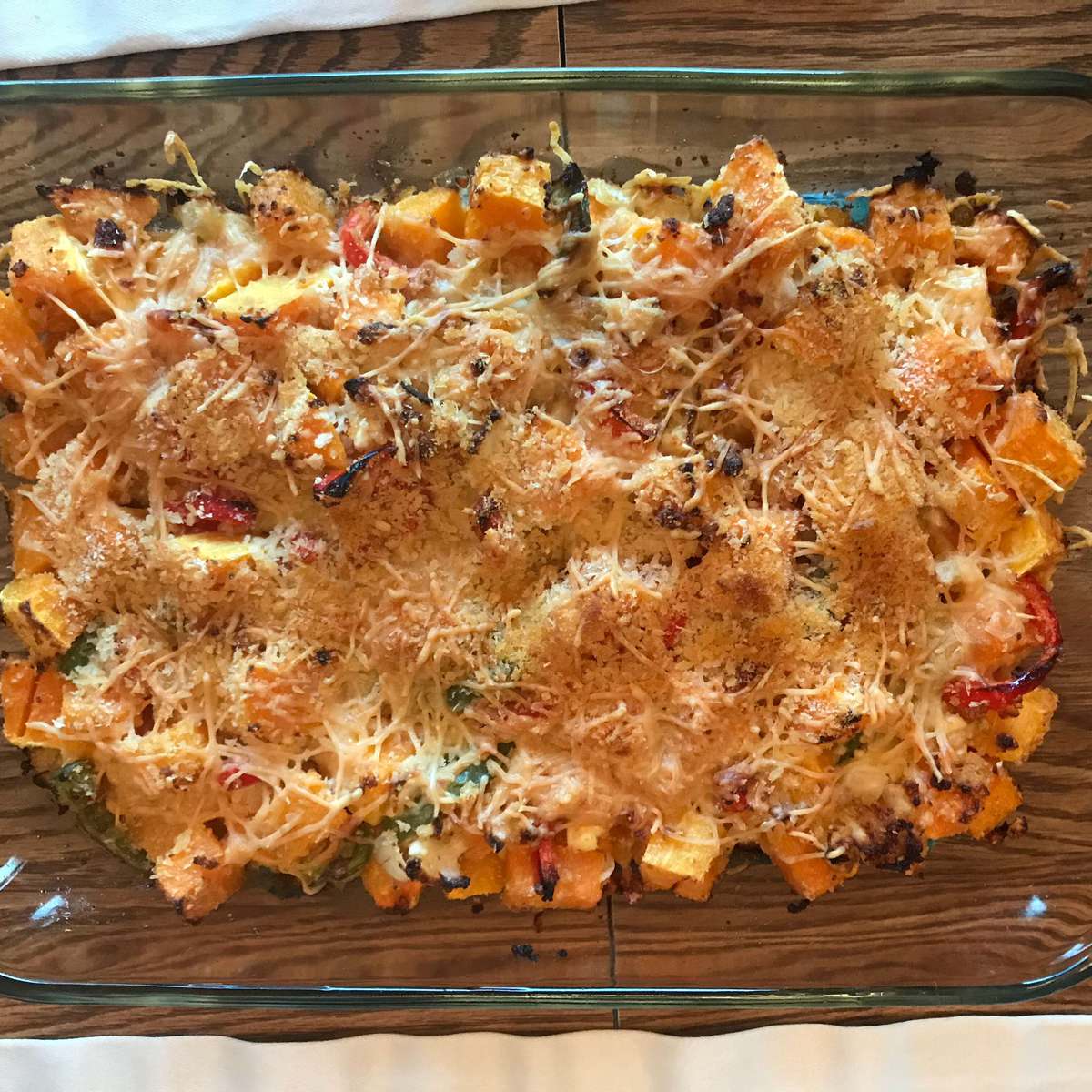 Savory Butternut Squash Bake Recipe with Blue Cheese
