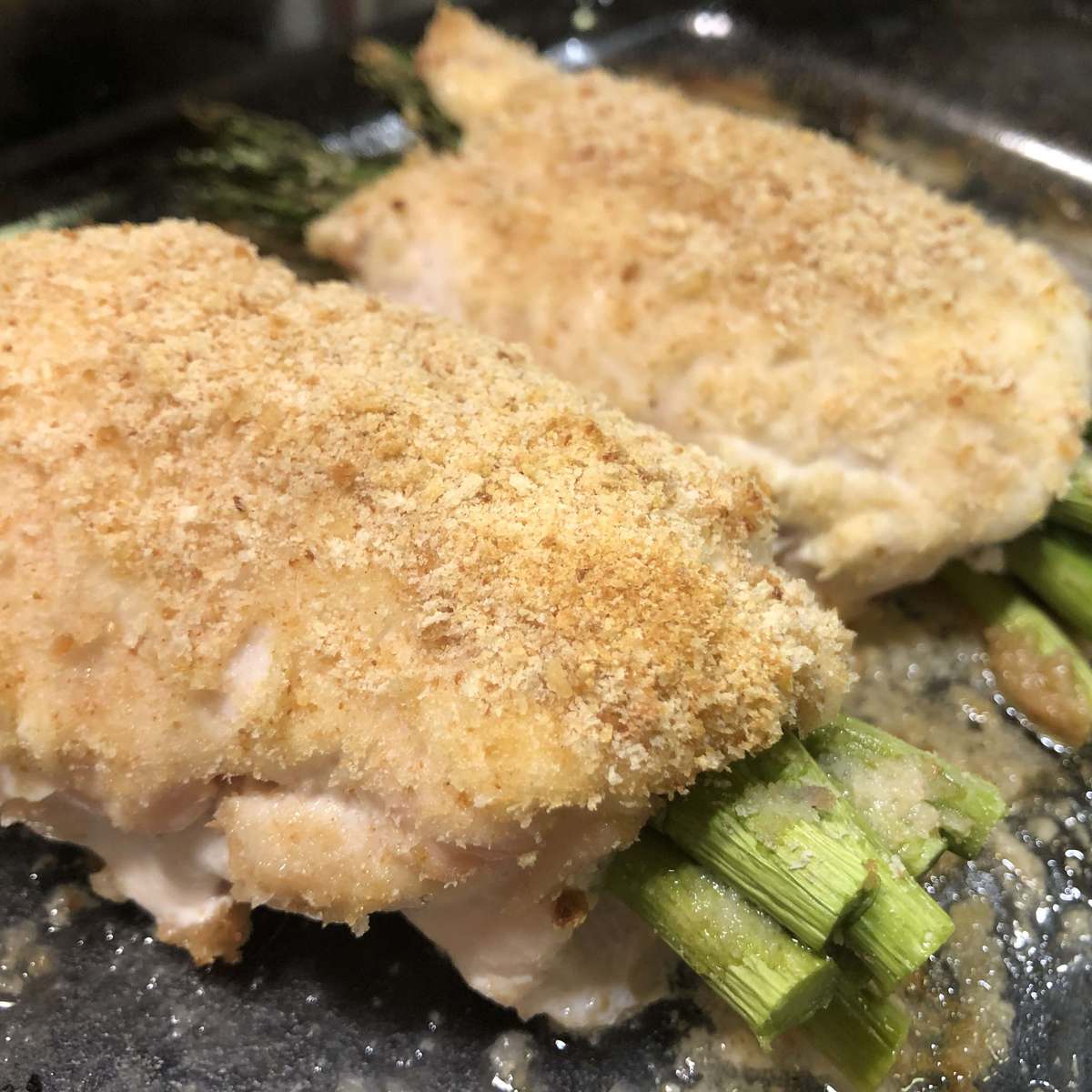 Asparagus & Mozzarella Stuffed Chicken Breast Recipe