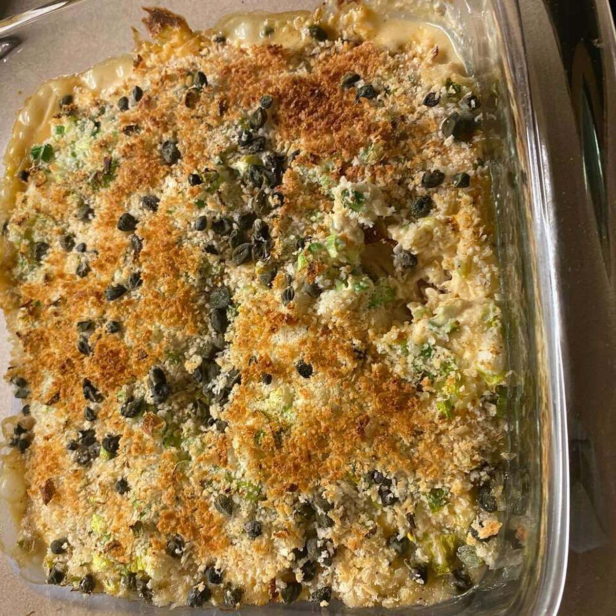 Creamy Baked Halibut Olympia Recipe