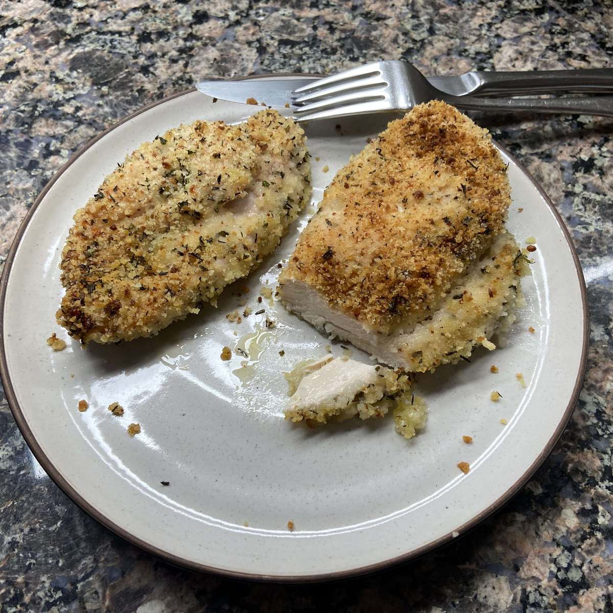 Parmesan Crusted Chicken Recipe (Baked!)