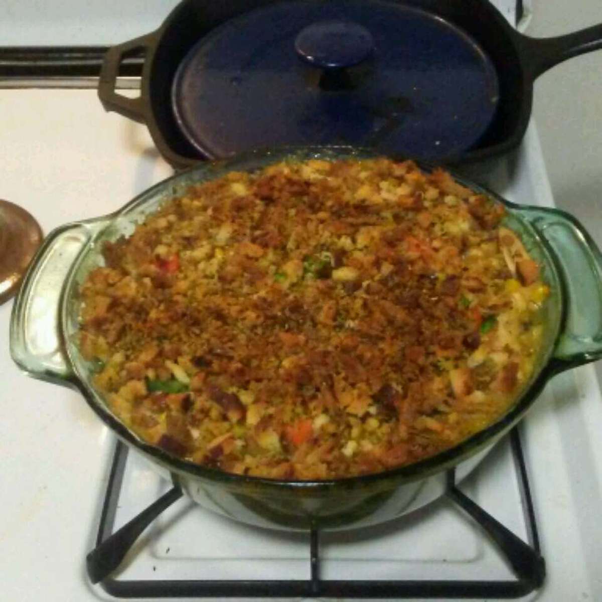 Easy Chicken and Dressing Casserole Recipe