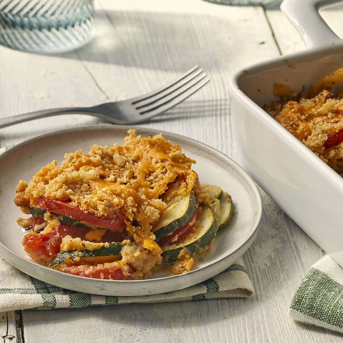 Easy Tomato Zucchini Casserole Recipe