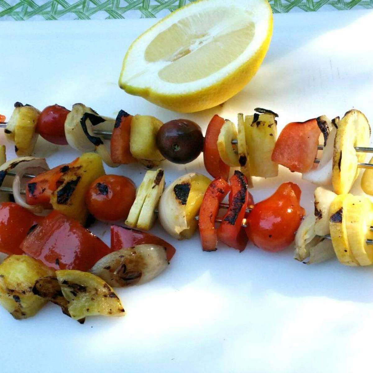 Delicious Grilled Fruit and Vegetable Kabobs Recipe