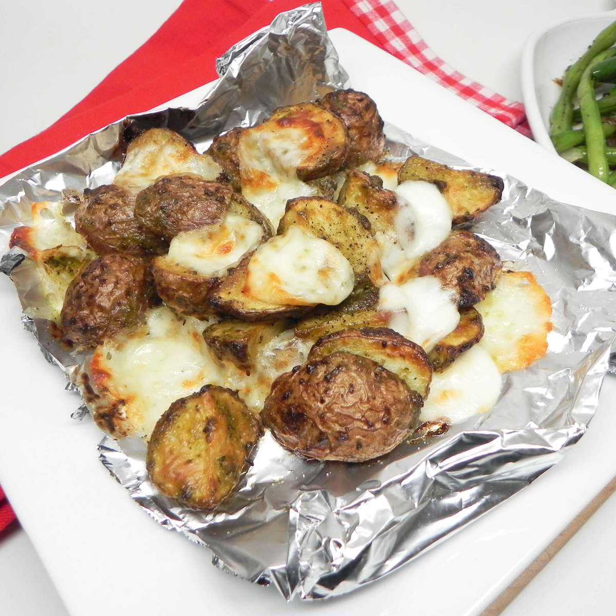 Grilled Baby Potato and Mozzarella Papillote Recipe