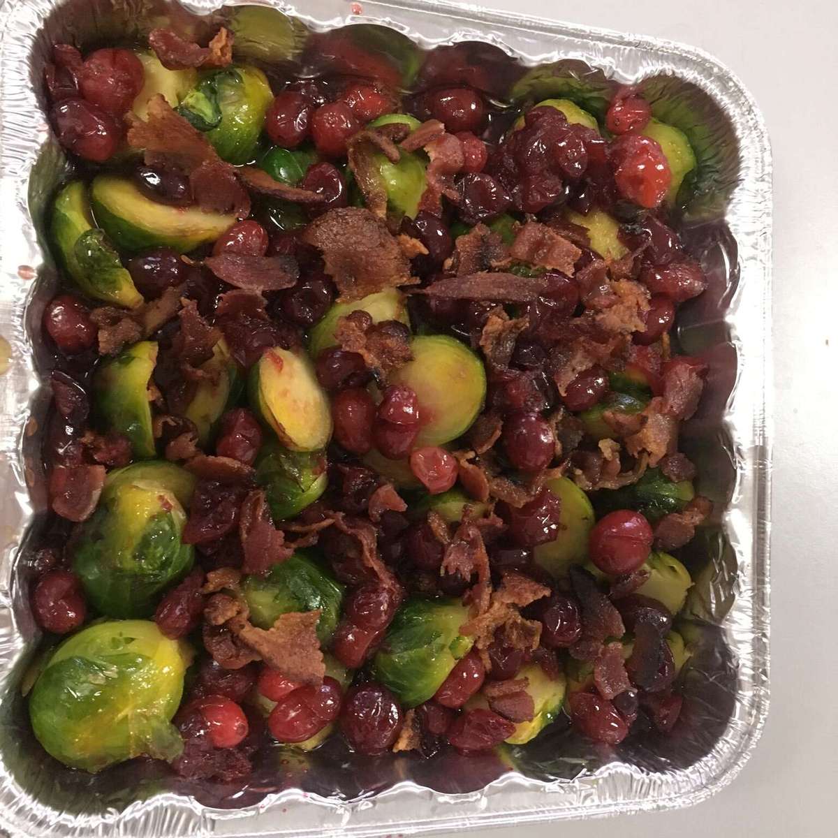 Maple Roasted Brussels Sprouts with Apples and Cranberries: A Delicious Holiday Side Dish