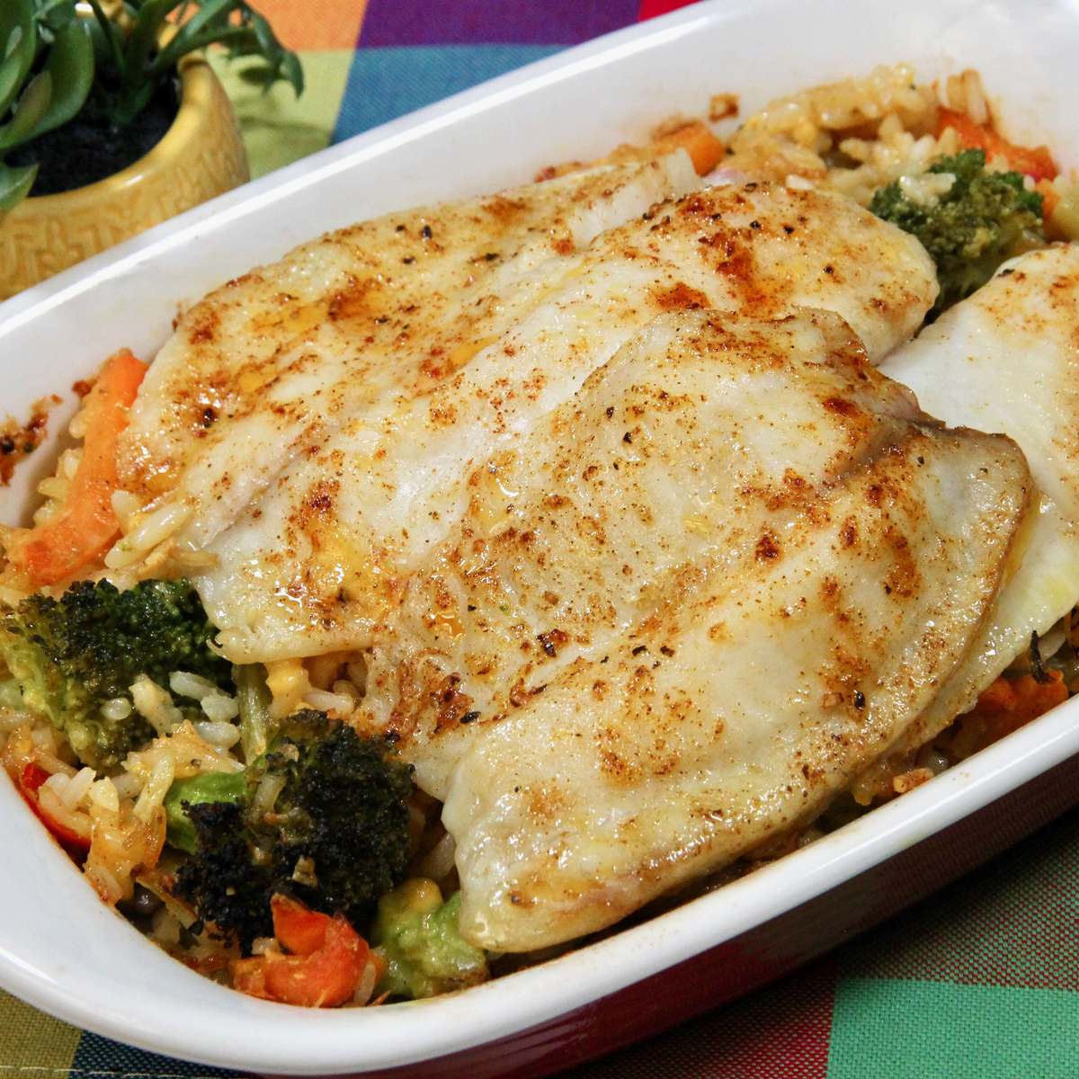 Easy Tilapia Casserole Recipe