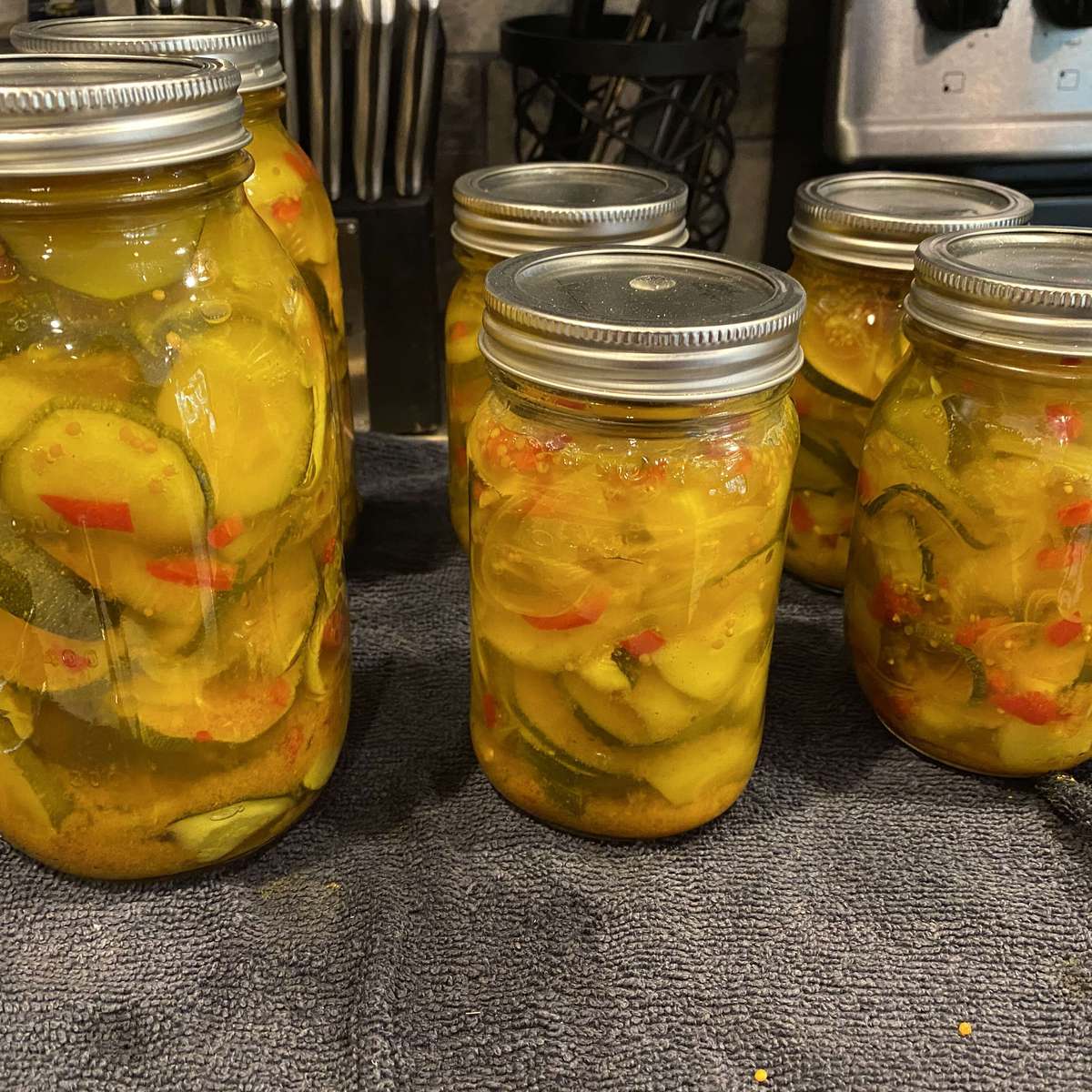 Easy Zucchini Pickles Recipe