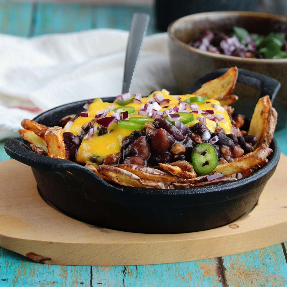 Vegan Chili Cheese Fries Recipe