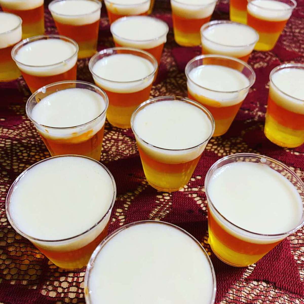 Candy Corn Jello Shots: A Spooky Halloween Treat