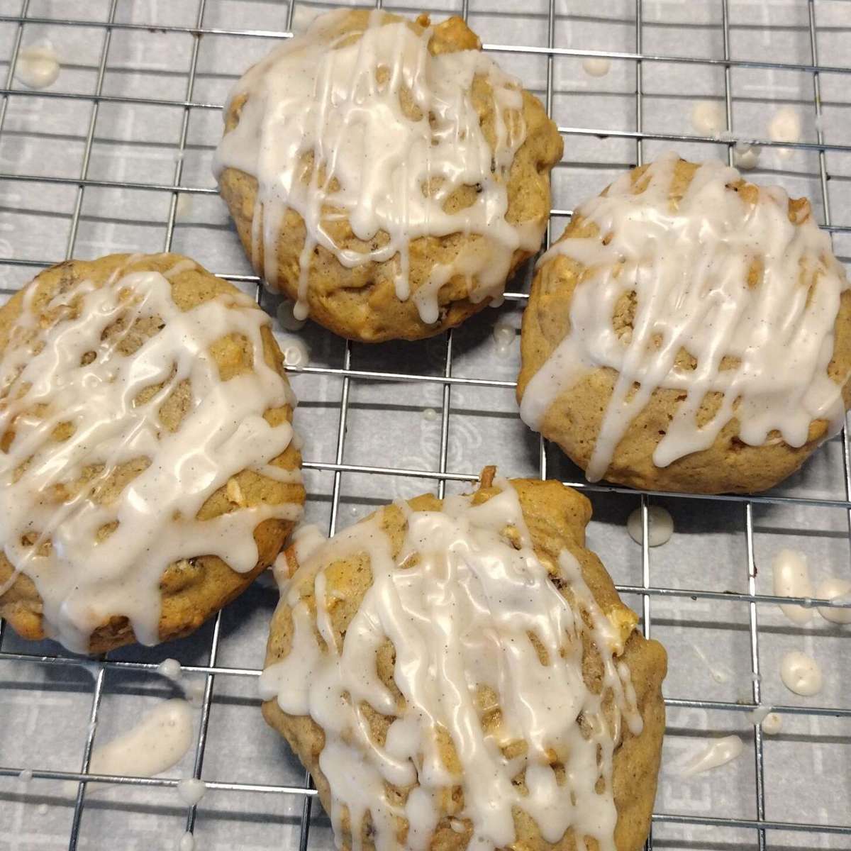 Delicious Glazed Apple Cookies Recipe