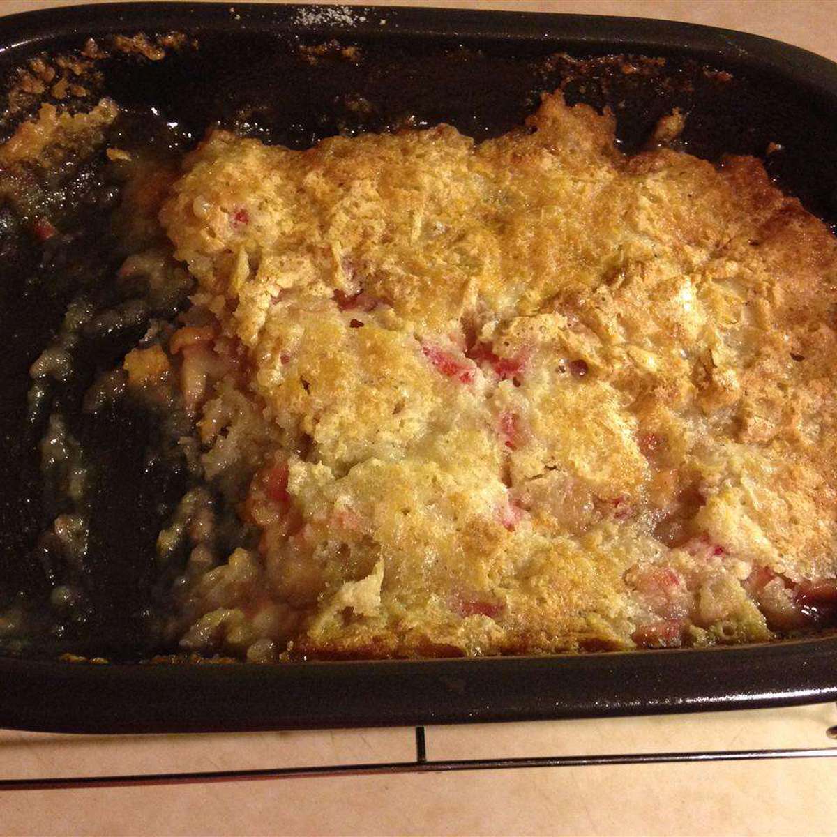 Easy Rhubarb Cobbler Recipe: Rhubarb Bounce