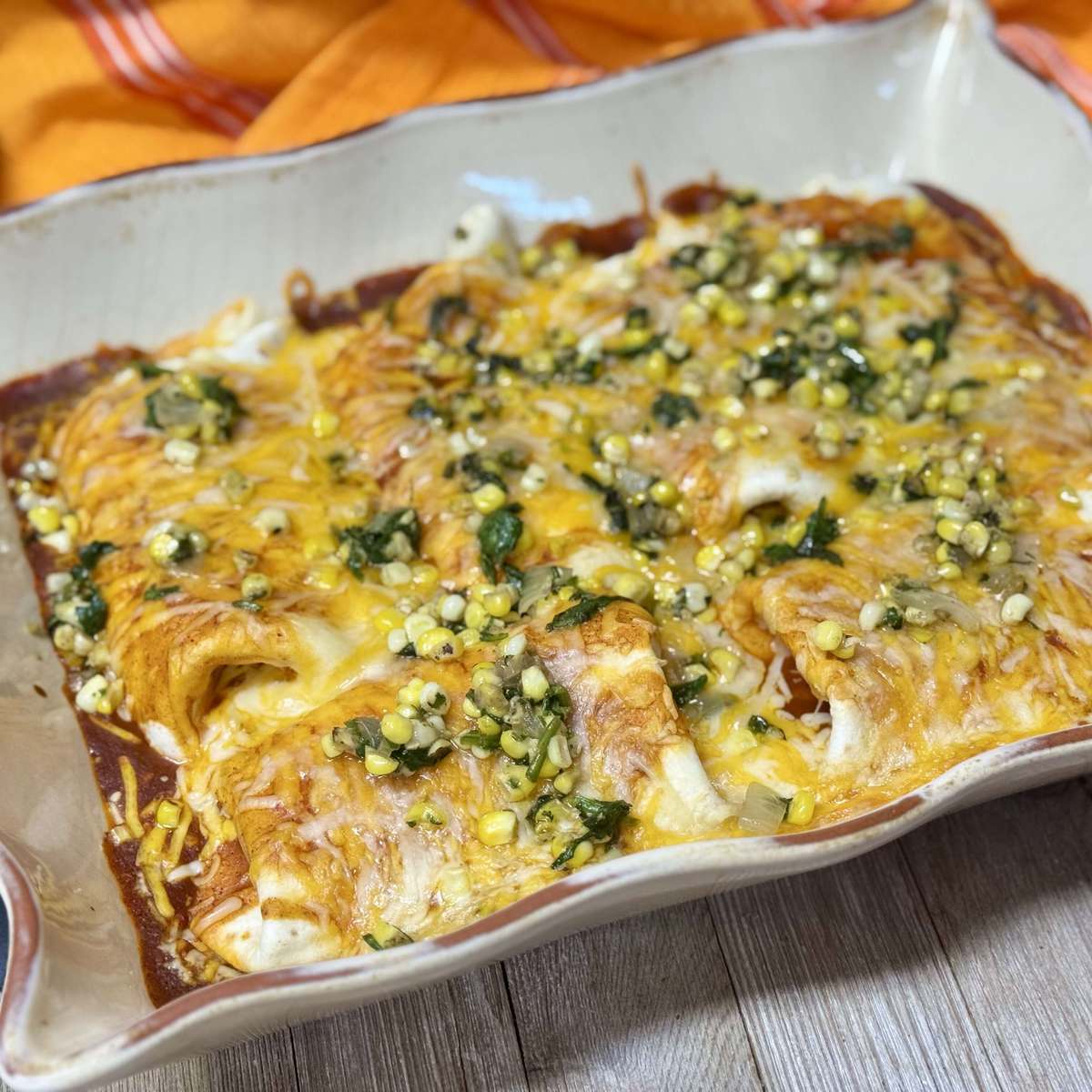 Easy Vegetarian Enchiladas Recipe