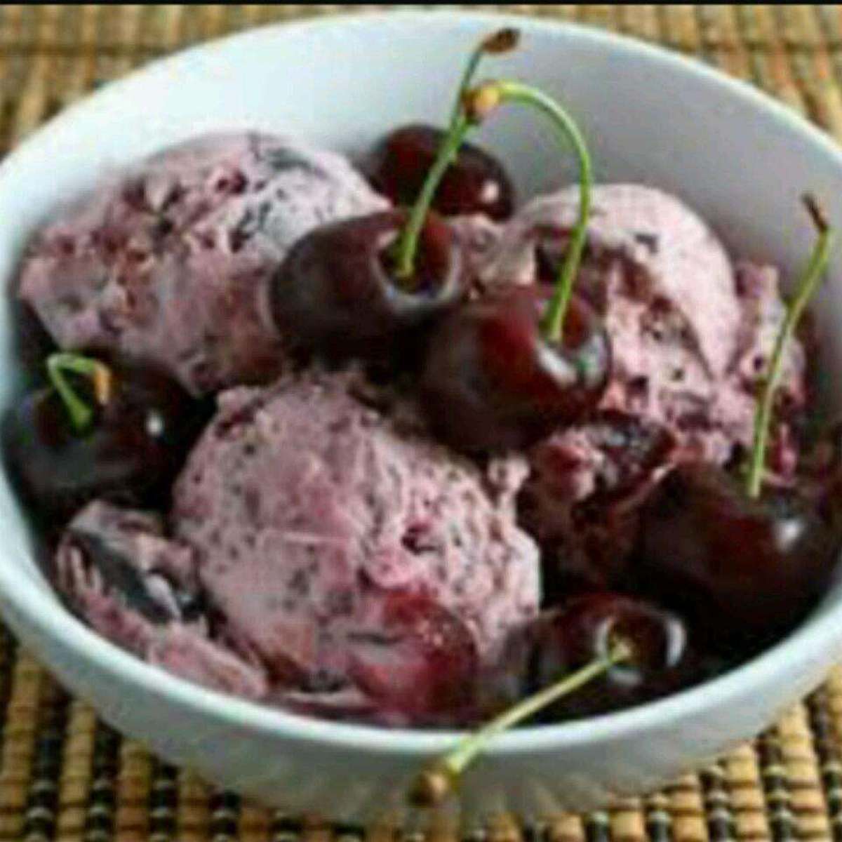 Homemade Cherry Ice Cream Recipe