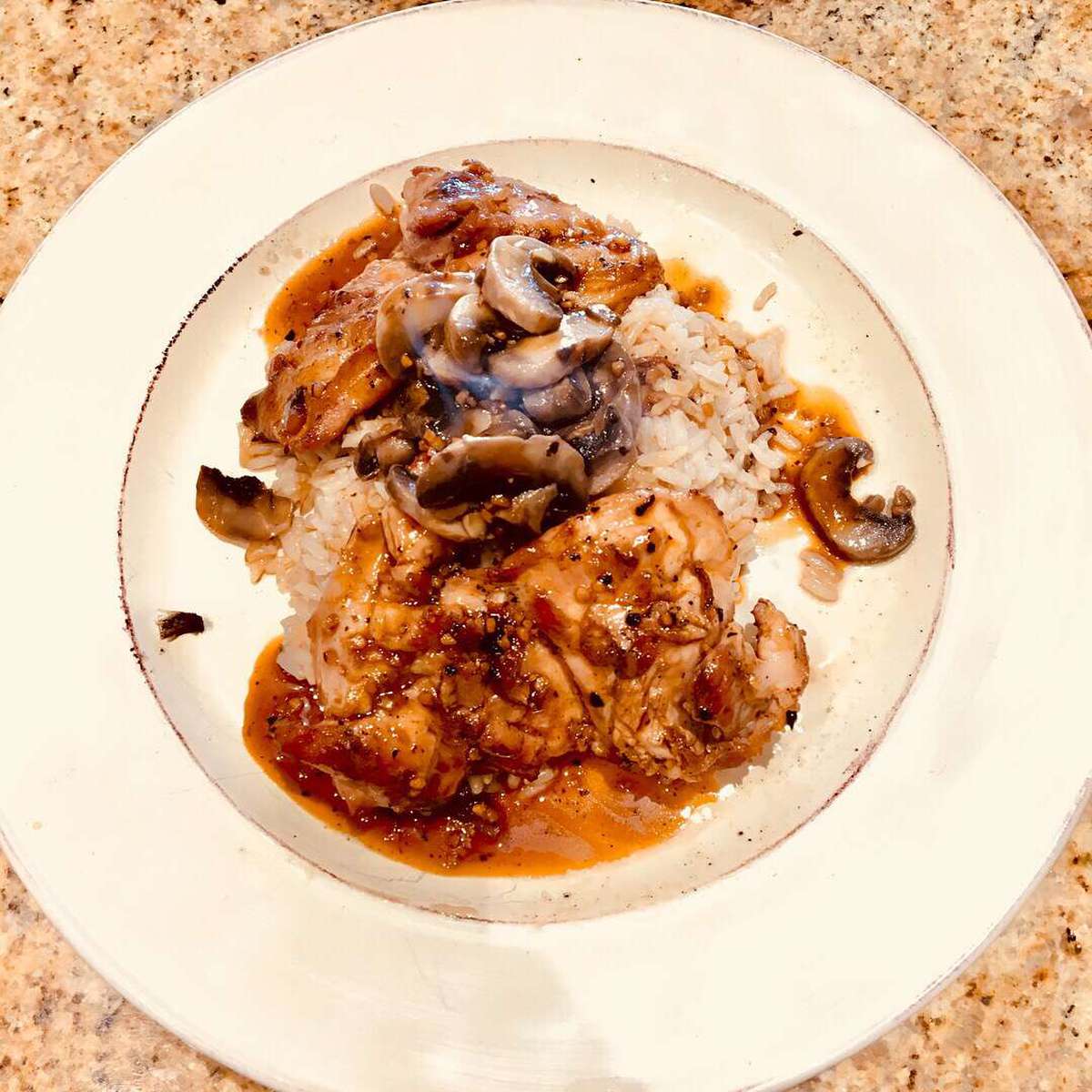 Mildly Sweet Whiskey Chicken Recipe