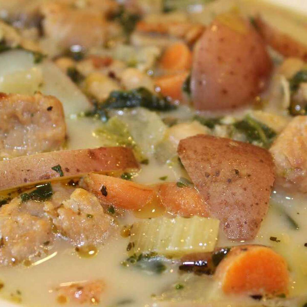 Tuscan Smoked Turkey and Bean Soup Recipe