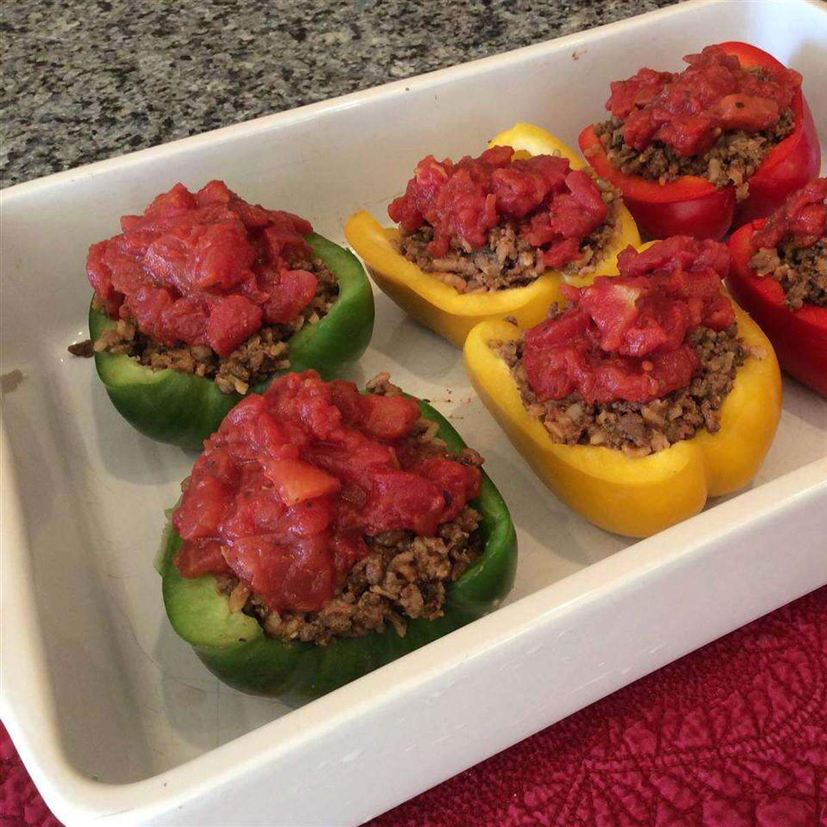 Bison and Brown Rice Stuffed Bell Peppers: A Healthy and Delicious Recipe