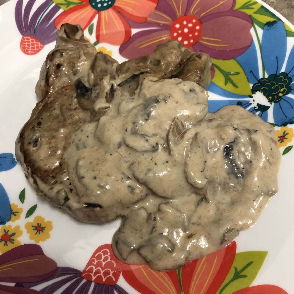 Savory Mushroom Pork Chops Recipe
