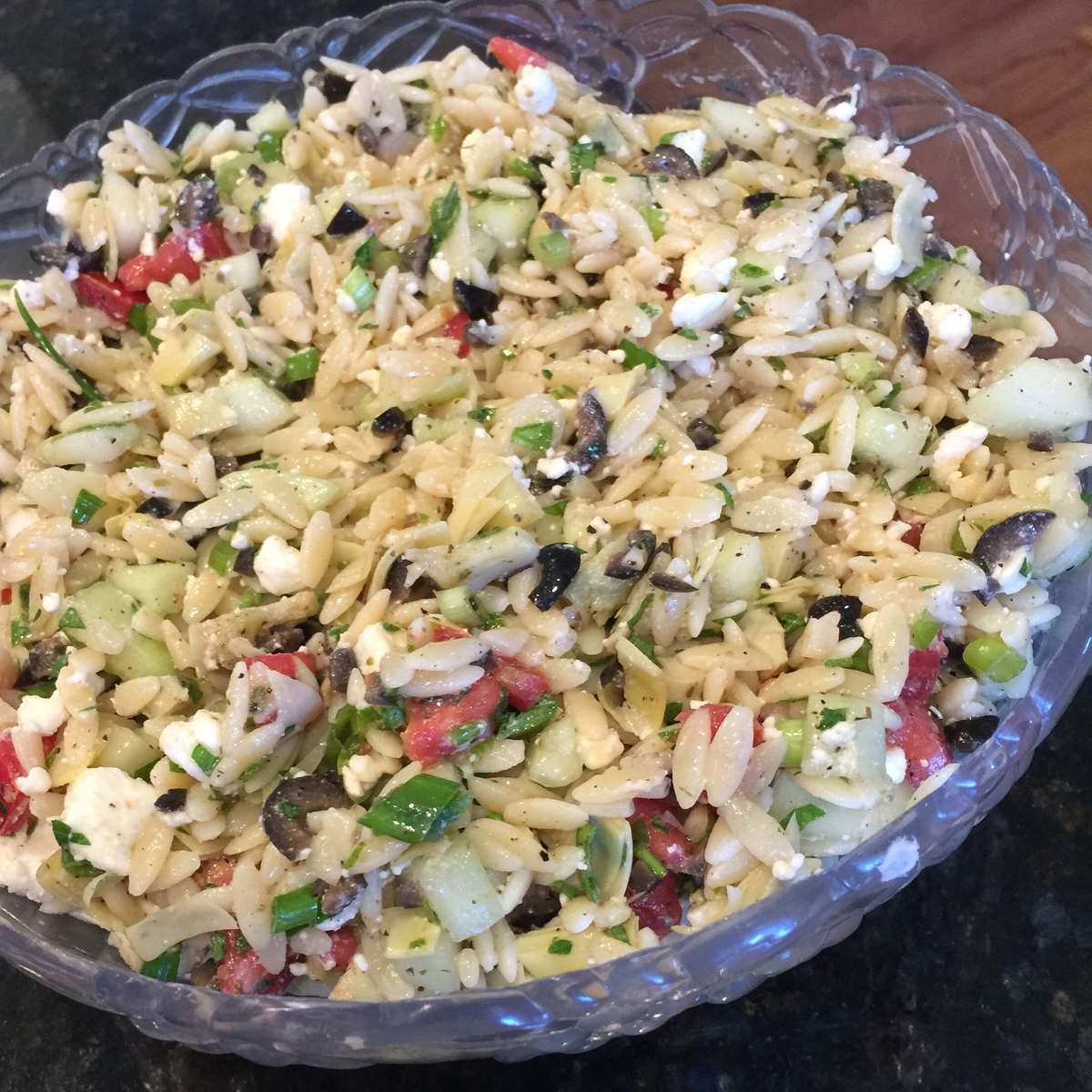 Delicious Greek Orzo Salad Recipe