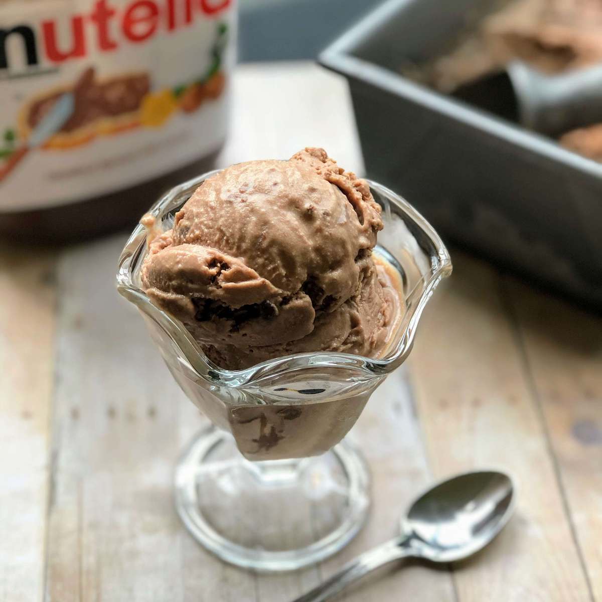 Easy Homemade Nutella Gelato Recipe