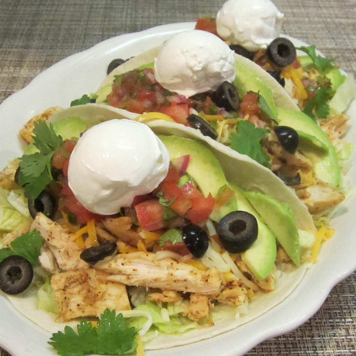 Easy Roasted Chicken Soft Tacos Recipe