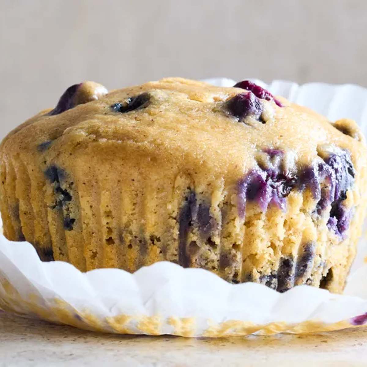 Jumbo Whole Wheat Blueberry Muffins Recipe