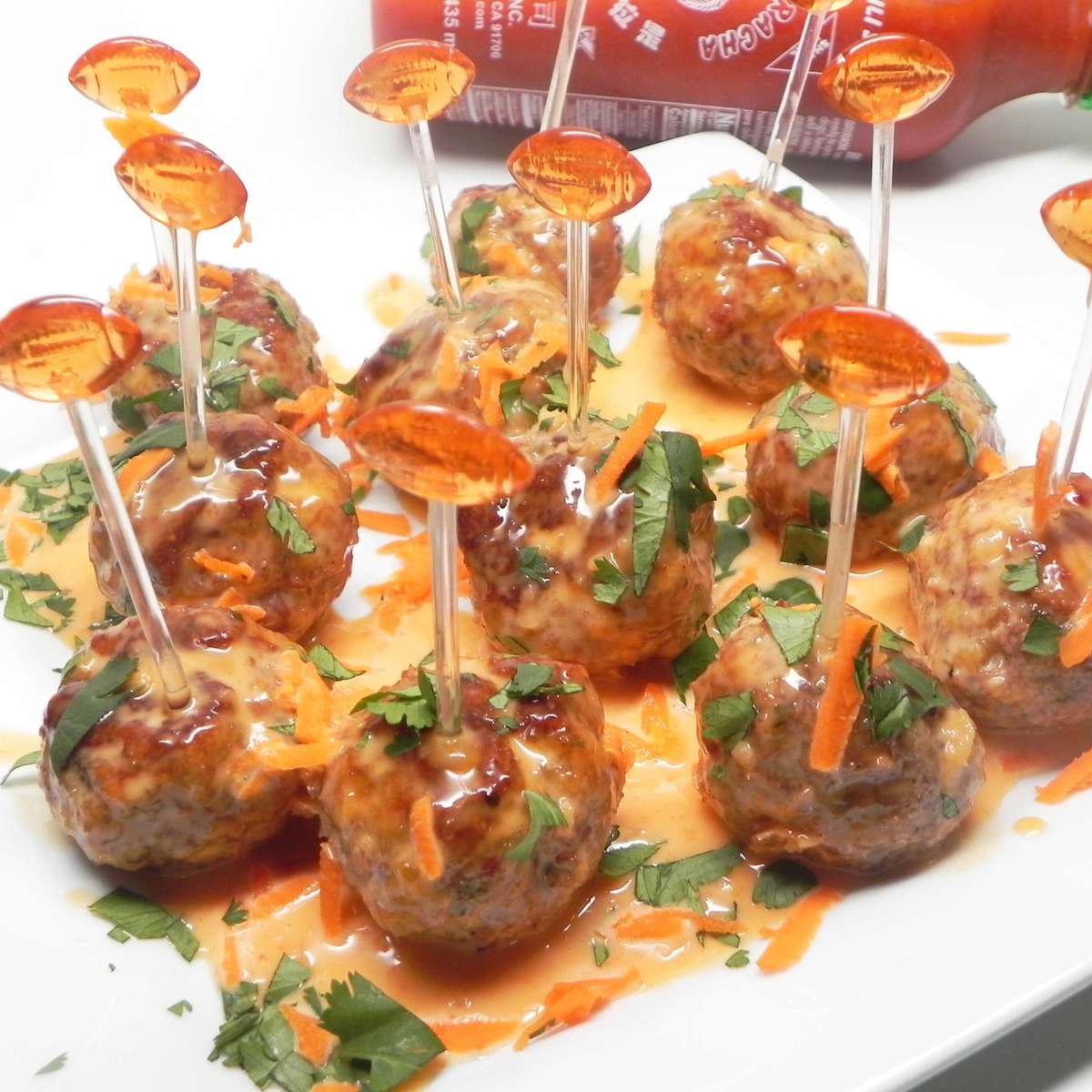 Bang Bang Sriracha Meatballs: The Ultimate Cocktail Appetizer