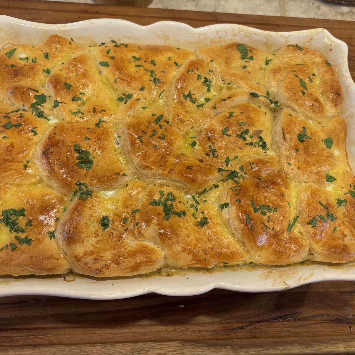 Easy Chicken Pot Pie Recipe with Biscuit Topping