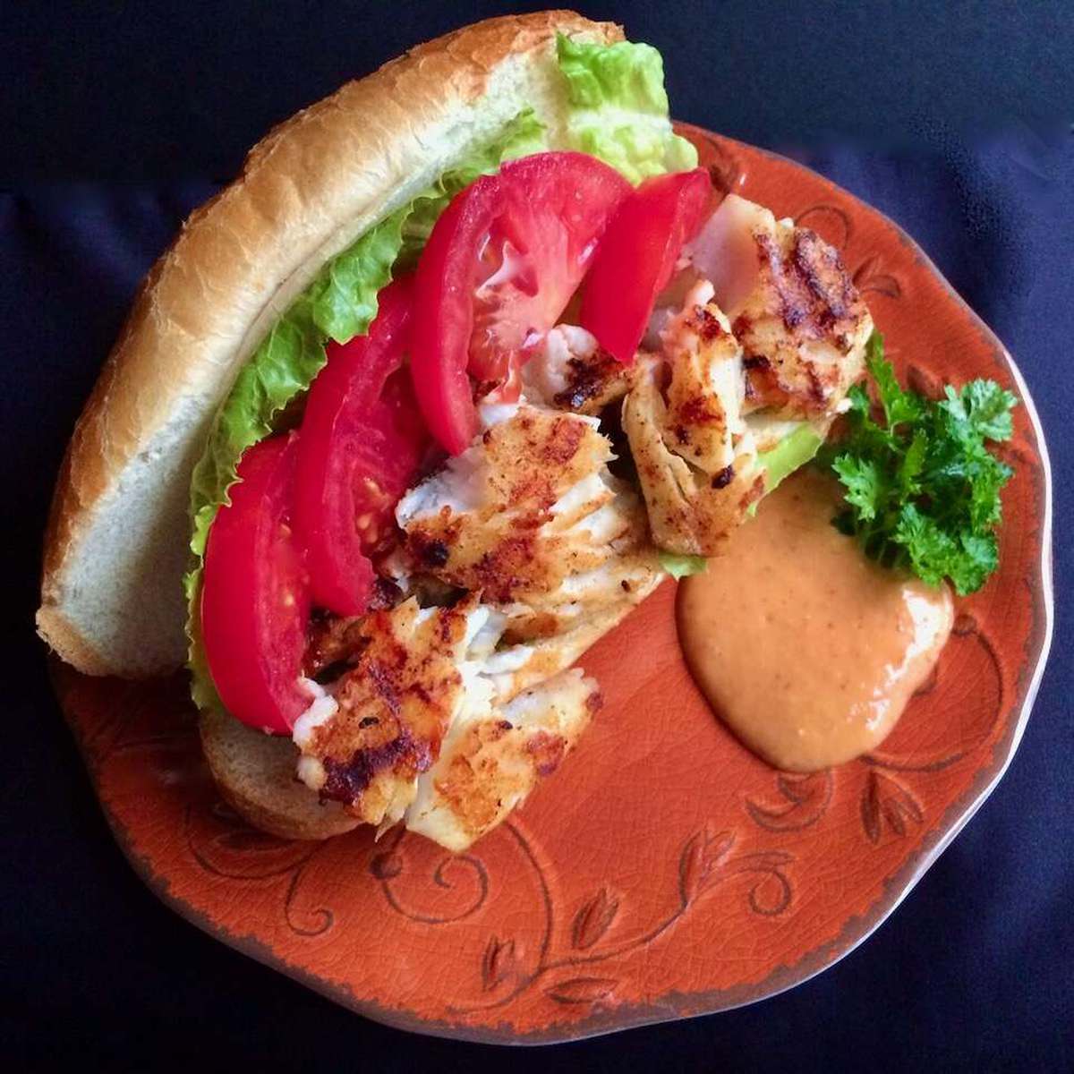 Quick & Easy Grilled Fish Sandwiches Recipe for Two