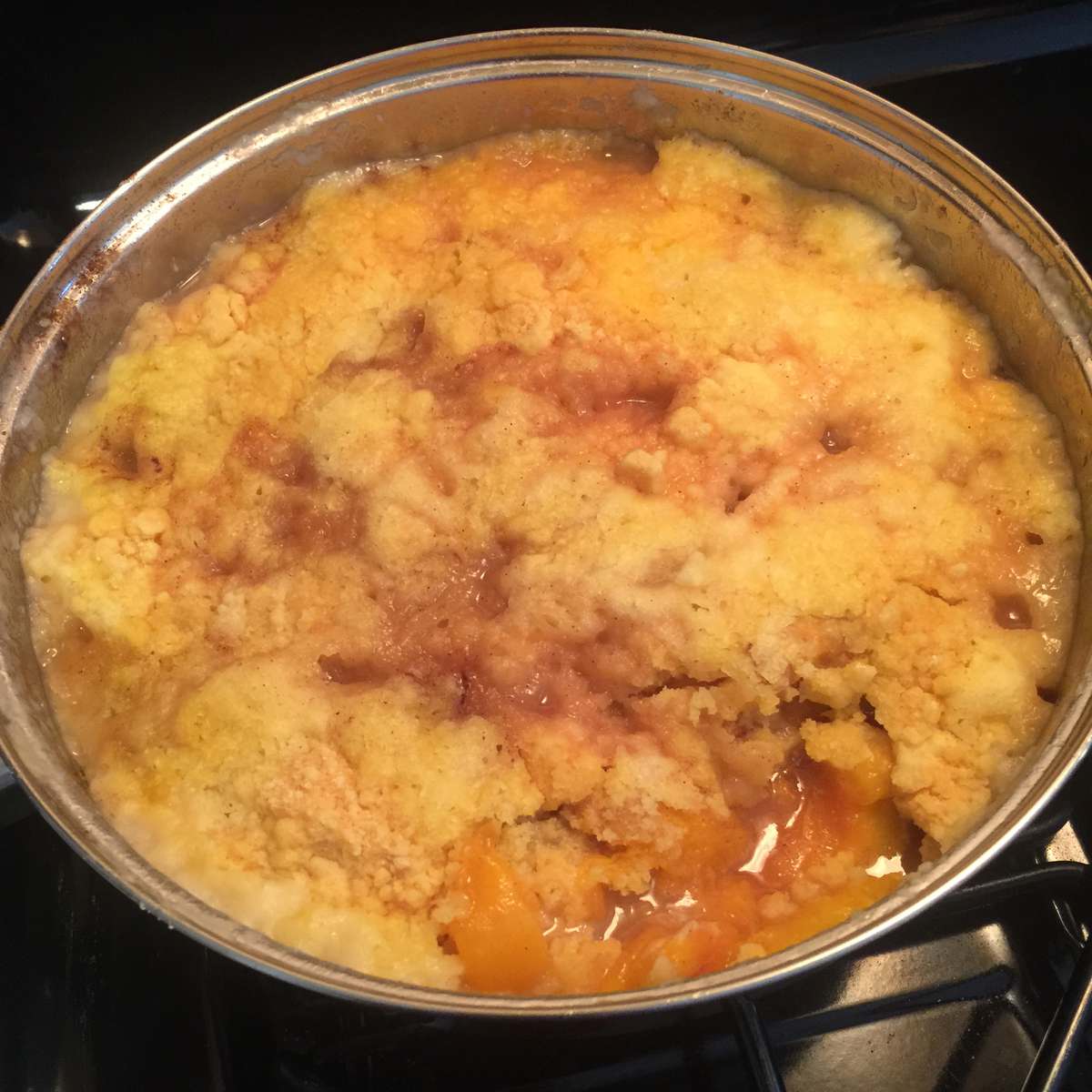 Simple Peach Cobbler Recipe Made on the Stove Top
