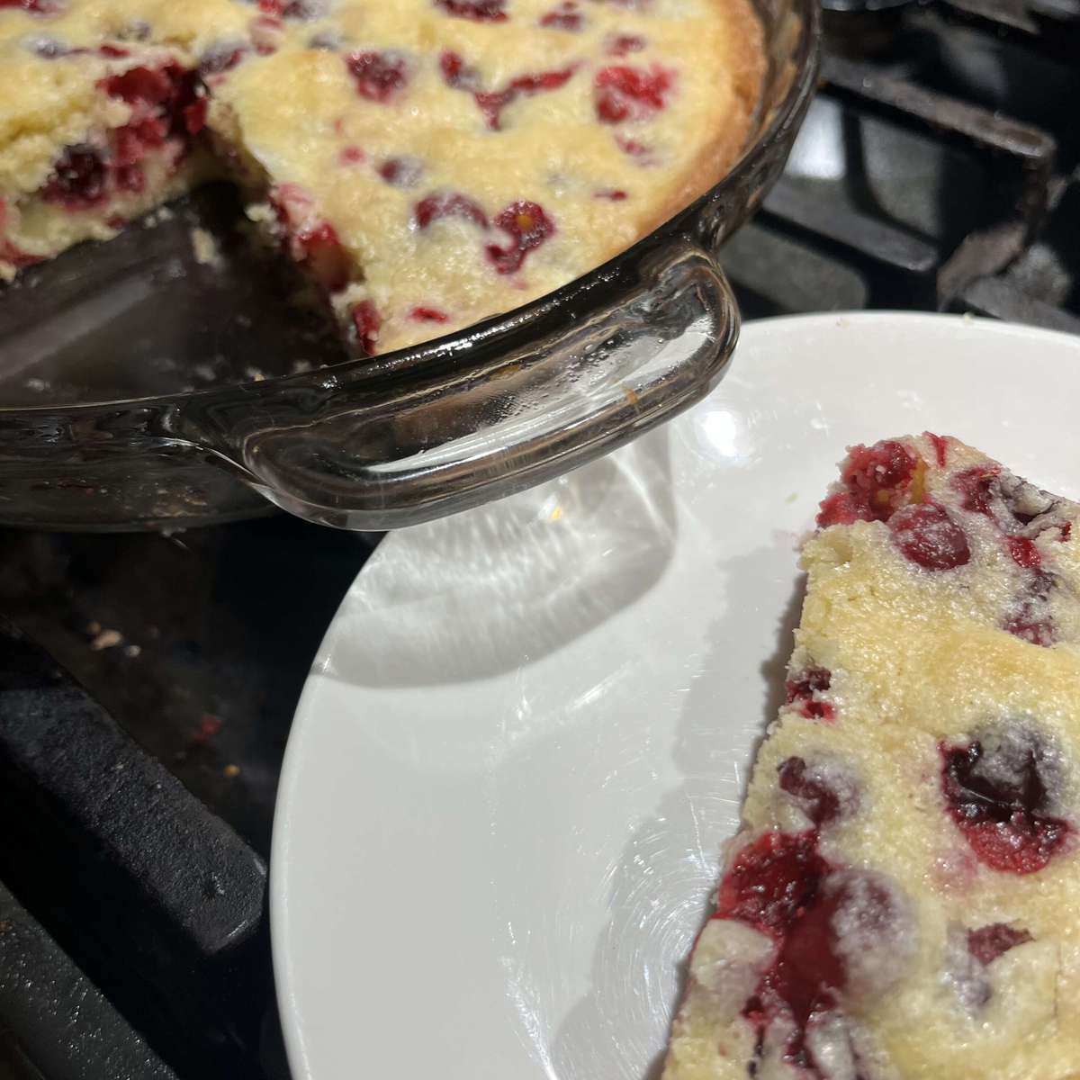 Easy Crustless Cranberry Pie Recipe