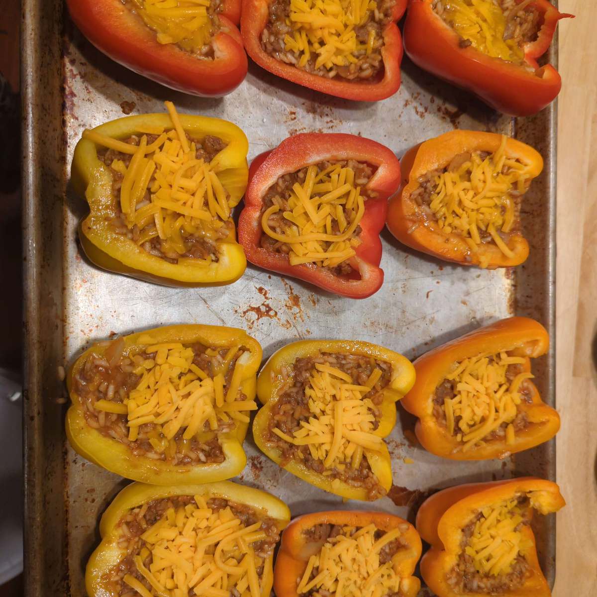 Easy Stuffed Bell Peppers with Mexican Flavors
