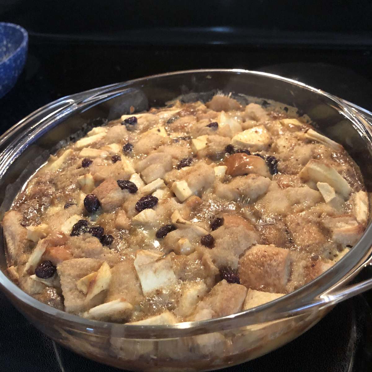 Grandma's Apple Bread Pudding Recipe