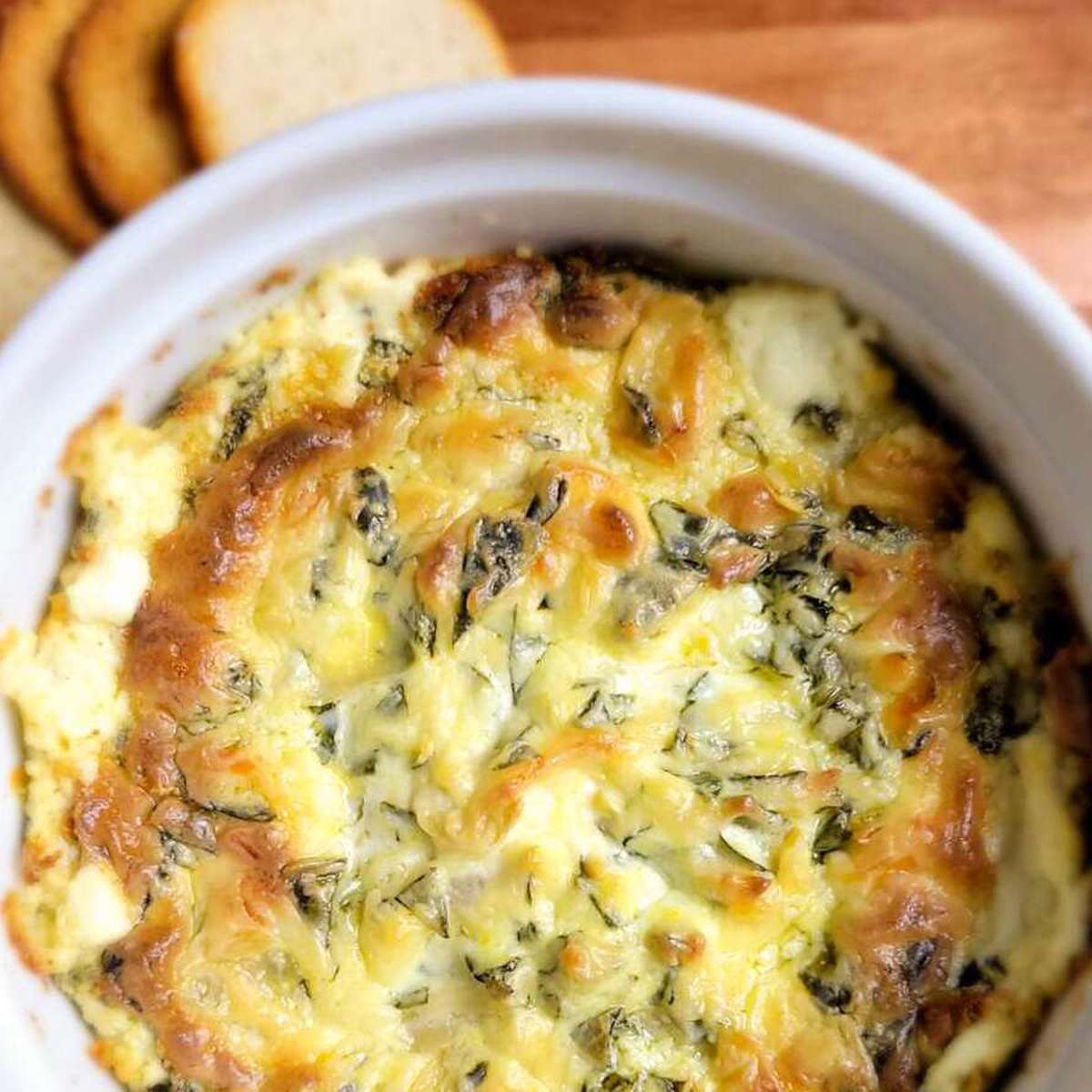 Irresistible Baked Spinach Artichoke Dip (No Mayo!)