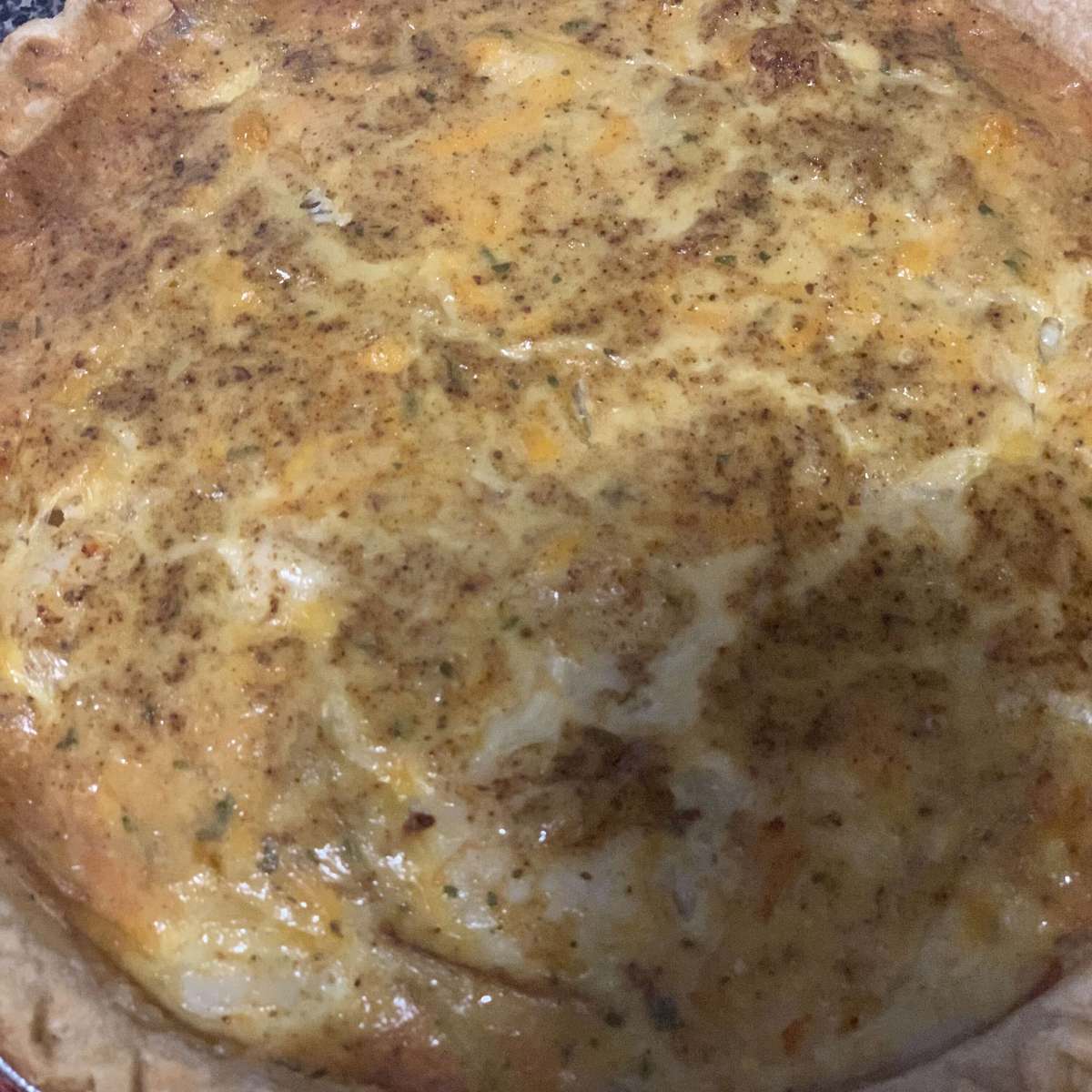 Easy Crab and Cheddar Quiche Recipe