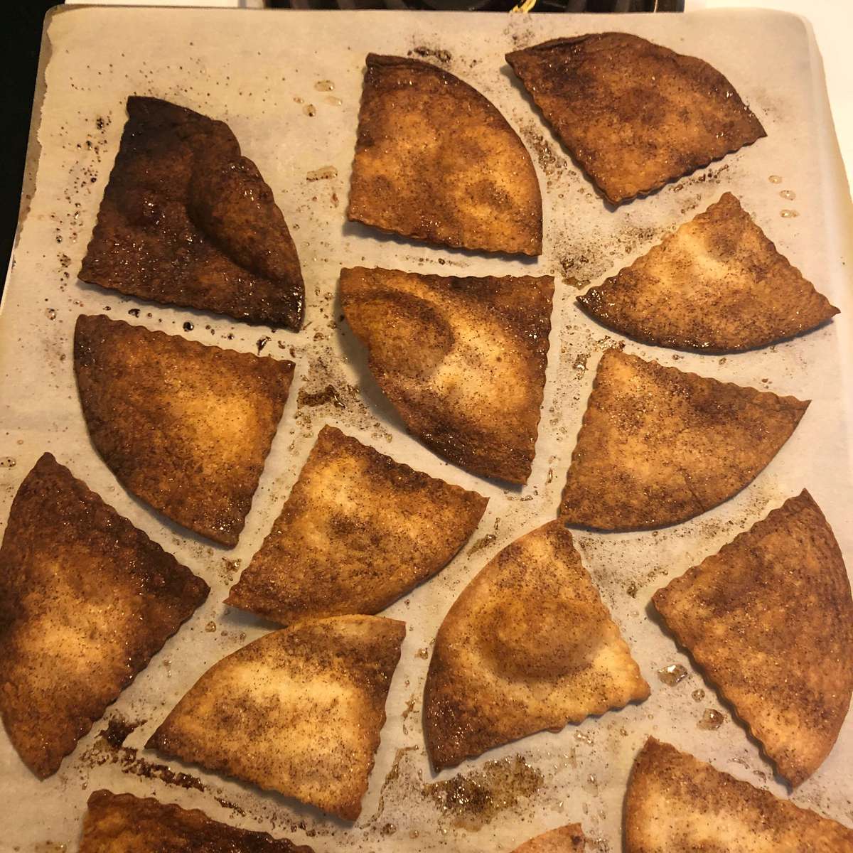 Easy Tortilla Crisps with Toffee Dip Recipe