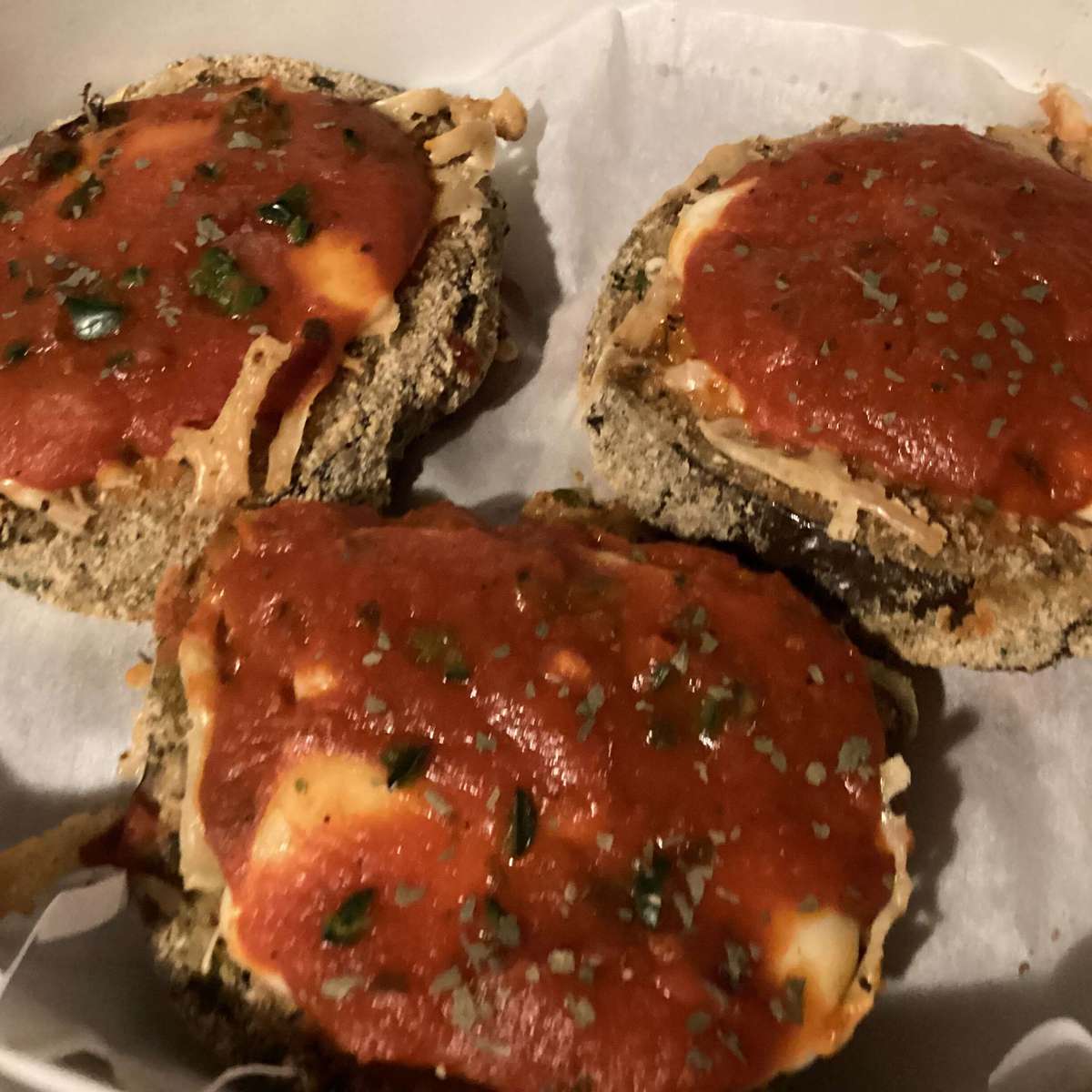 Crispy Air Fryer Eggplant Parmesan Recipe