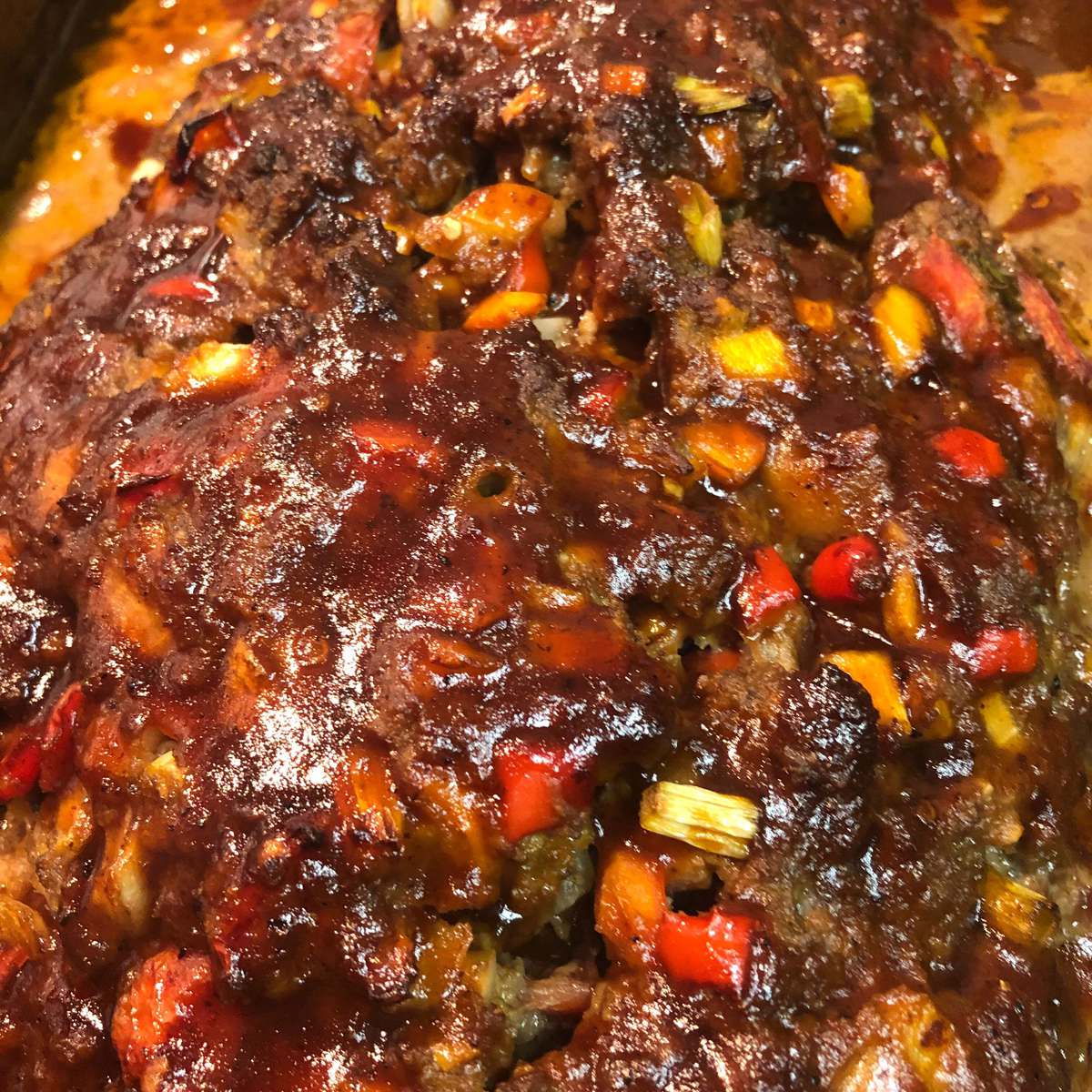 Delicious Onion and Pepper Stuffed Meatloaf Recipe